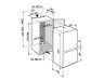 Встраиваемый двухкамерный холодильник Liebherr ICNSd 5103 Pure NoFrost