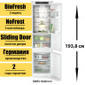 Встраиваемый двухкамерный холодильник Liebherr ICBNSd 5623 Plus BioFresh NoFrost