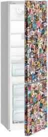 Двухкамерный холодильник Liebherr CNst 4813 StickerArt NoFrost
