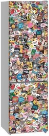 Двухкамерный холодильник Liebherr CNst 4813 StickerArt NoFrost