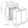 Встраиваемый холодильник Side by Side Liebherr IXRF 4155 Prime BioFresh NoFrost