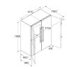 Холодильник Side by Side Liebherr SBSes 8496 PremiumPlus BioFresh NoFrost