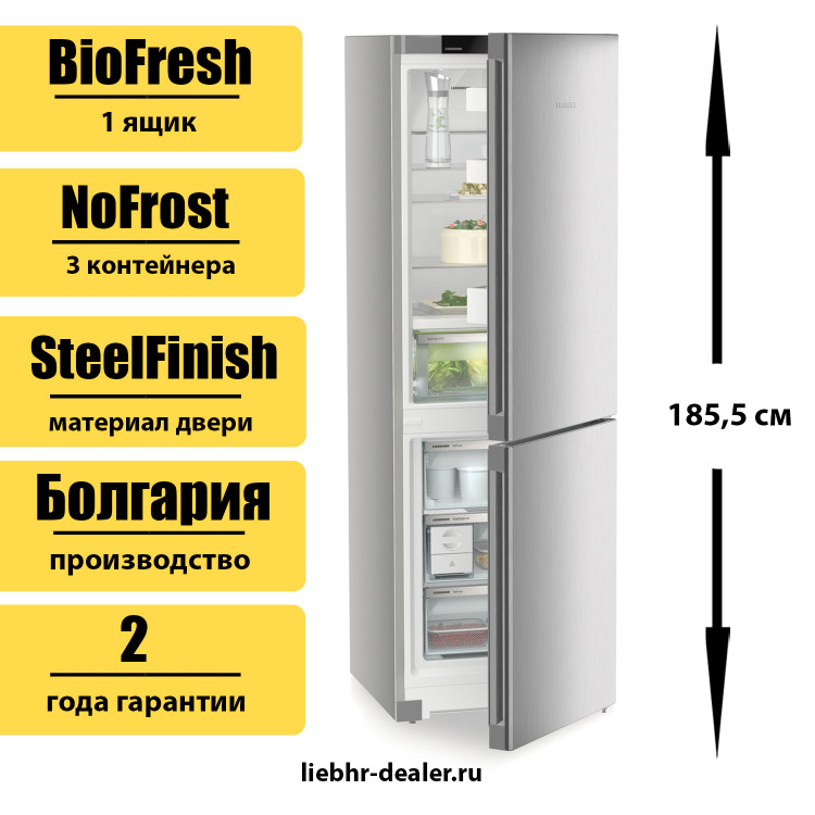 Двухкамерный холодильник Liebherr CBNsfc 5223 Plus NoFrost