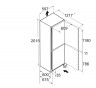 Двухкамерный холодильник Liebherr CNbed 5703 Pure NoFrost
