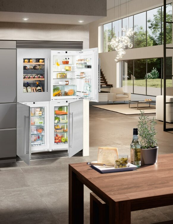 Встраиваемый холодильник Side by Side Liebherr SBSWdf 64I5 BioFresh NoFrost